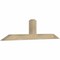 Ekena Millwork Portland Rough Sawn Timber Gable Bracket, Douglas Fir, 60"W x 15"H x 4"D x 4"F, 6/12 Pitch GBW060X15X0404POR00RDF - alternate 3